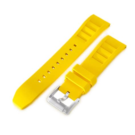 vented rubber watch straps